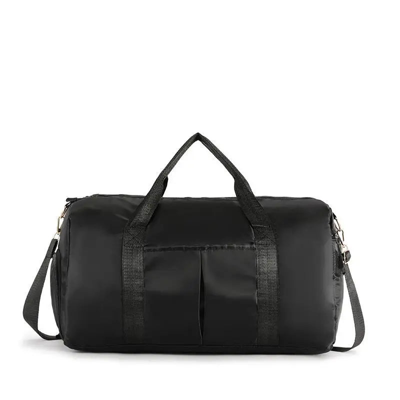 Gym Bag with Shoe Compartment and Wet Bag Airplane Travel Duffel Bag Sports Fitness Tote Bag for Swimming Yoga【Smq】