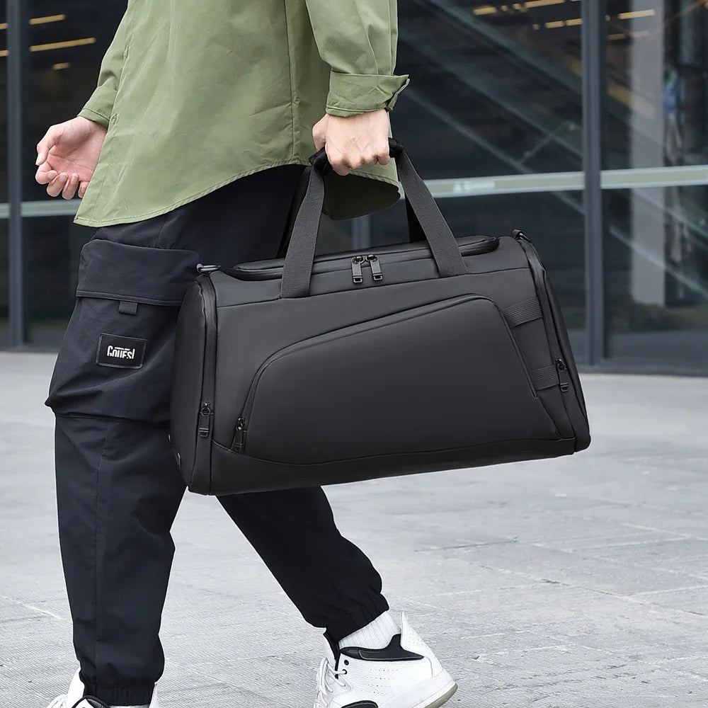 Large-Capacity Splash-Proof Fashion Travel Bag New Temperament Sports Trend Swimming Fitness Bag Storage Hand Luggage