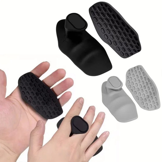 Anti-Slip Grips Strengthener Portable Finger Trainer Ergonomic Rubber Hand Protector for Weight Lifting Pull-Ups Gym Training