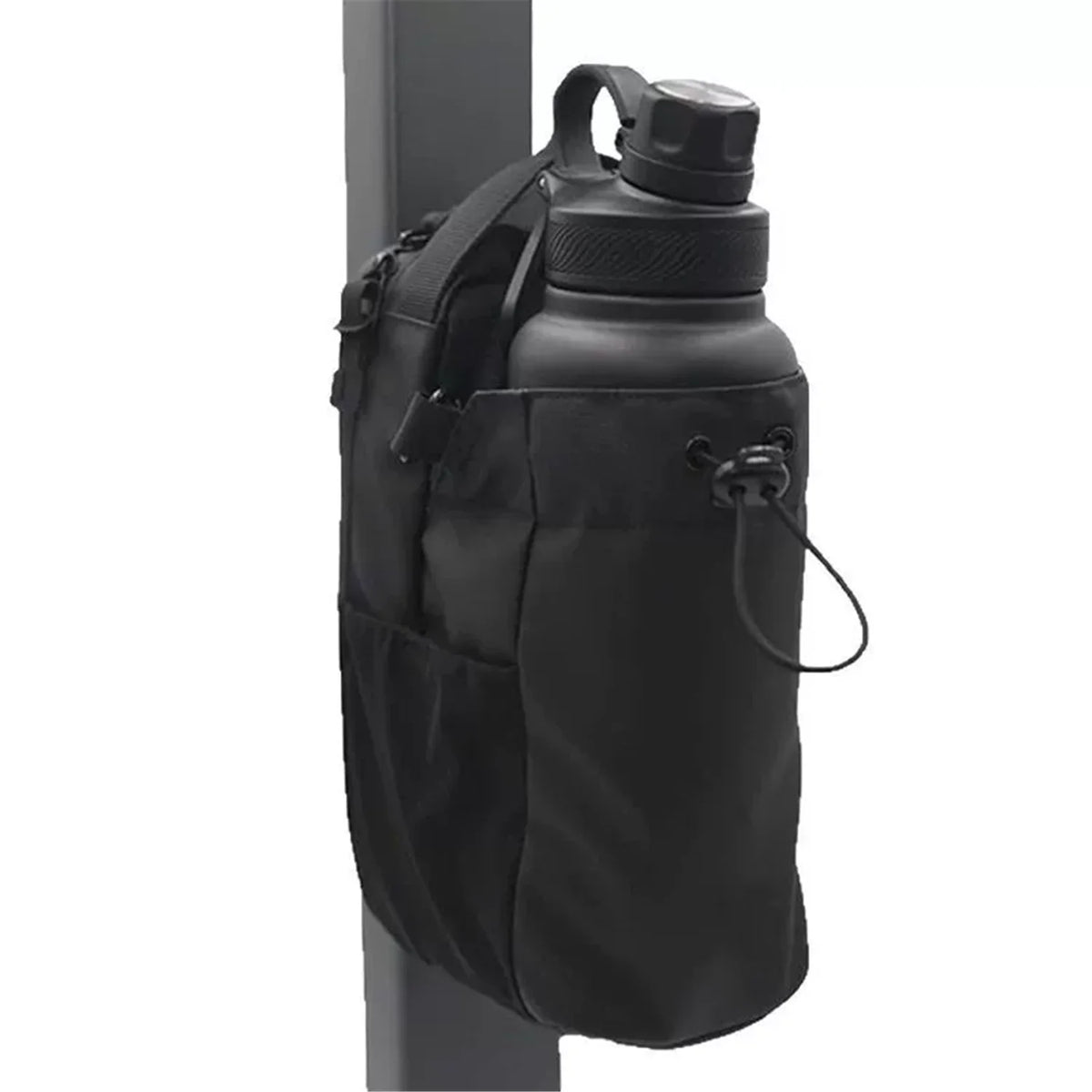 Magnetic Gym Bag Large Capacity Magnetic Carrier Bag With Phone Pocket Portable Gym Water Bottle Pouch Gym Accessories Organizer