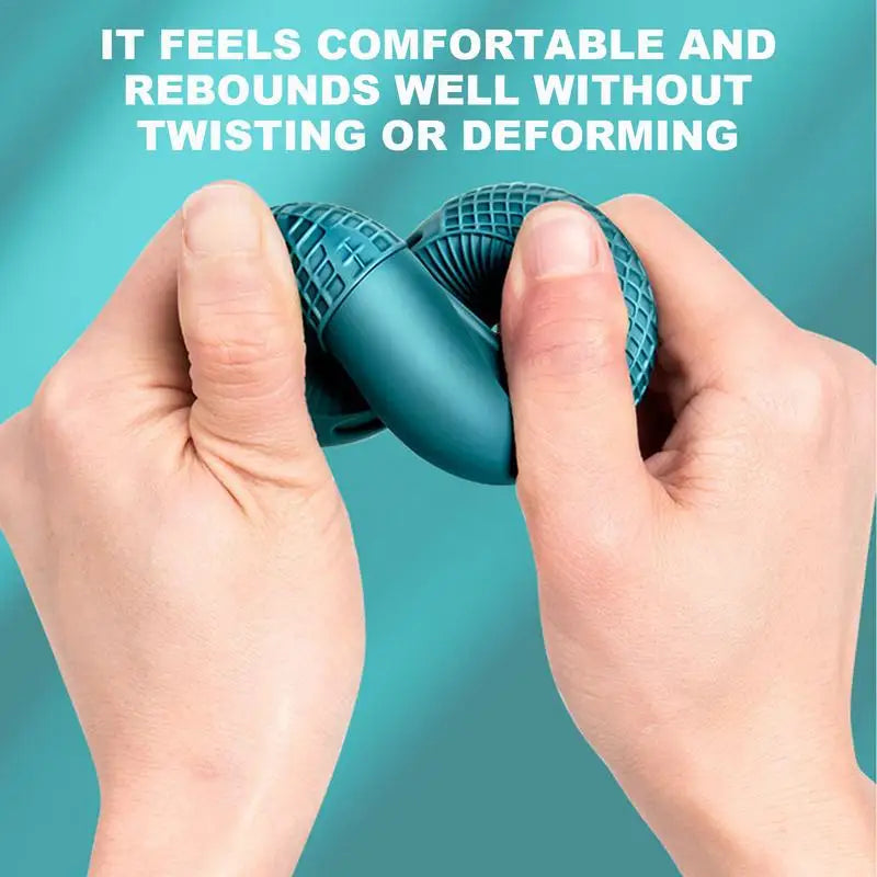 Silicone Finger Grip Strengthener Ring Adjustable Resistance Hand Wrist Exercise for Carpal Tunnel Relief Gym Home Training