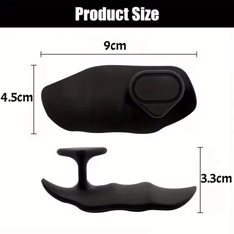 Anti-Slip Grips Strengthener Portable Finger Trainer Ergonomic Rubber Hand Protector for Weight Lifting Pull-Ups Gym Training