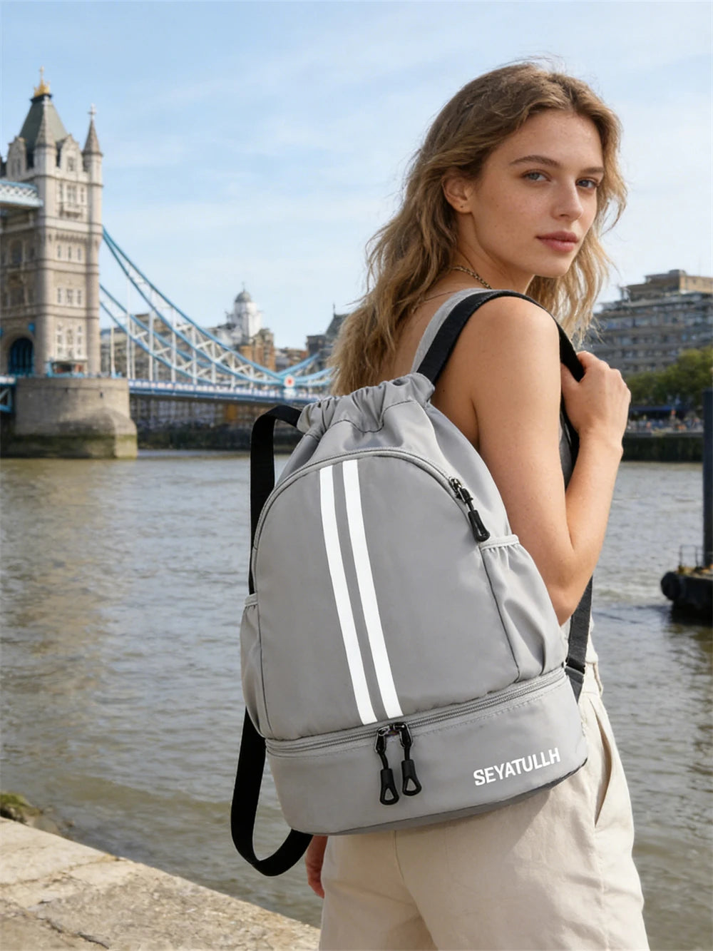 Sport Basketball Backpack Travel Outdoor Waterproof Swimming Fitness Travel Sports Bag Basketball Pouch Hiking Climbing Backpack